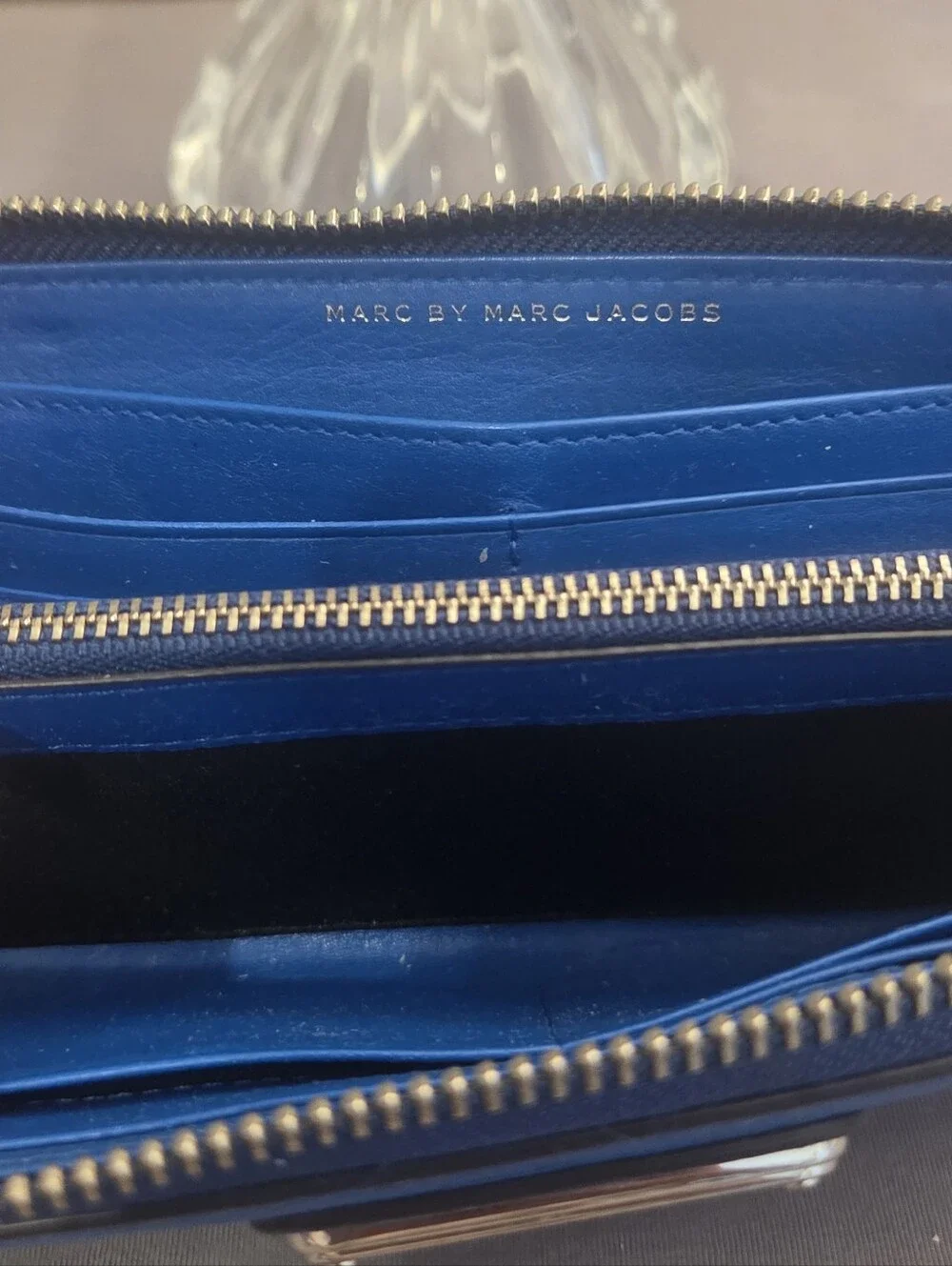 Marc by Marc Jacobs Q Slim Ziparound Wallet, Salton Sea Blue